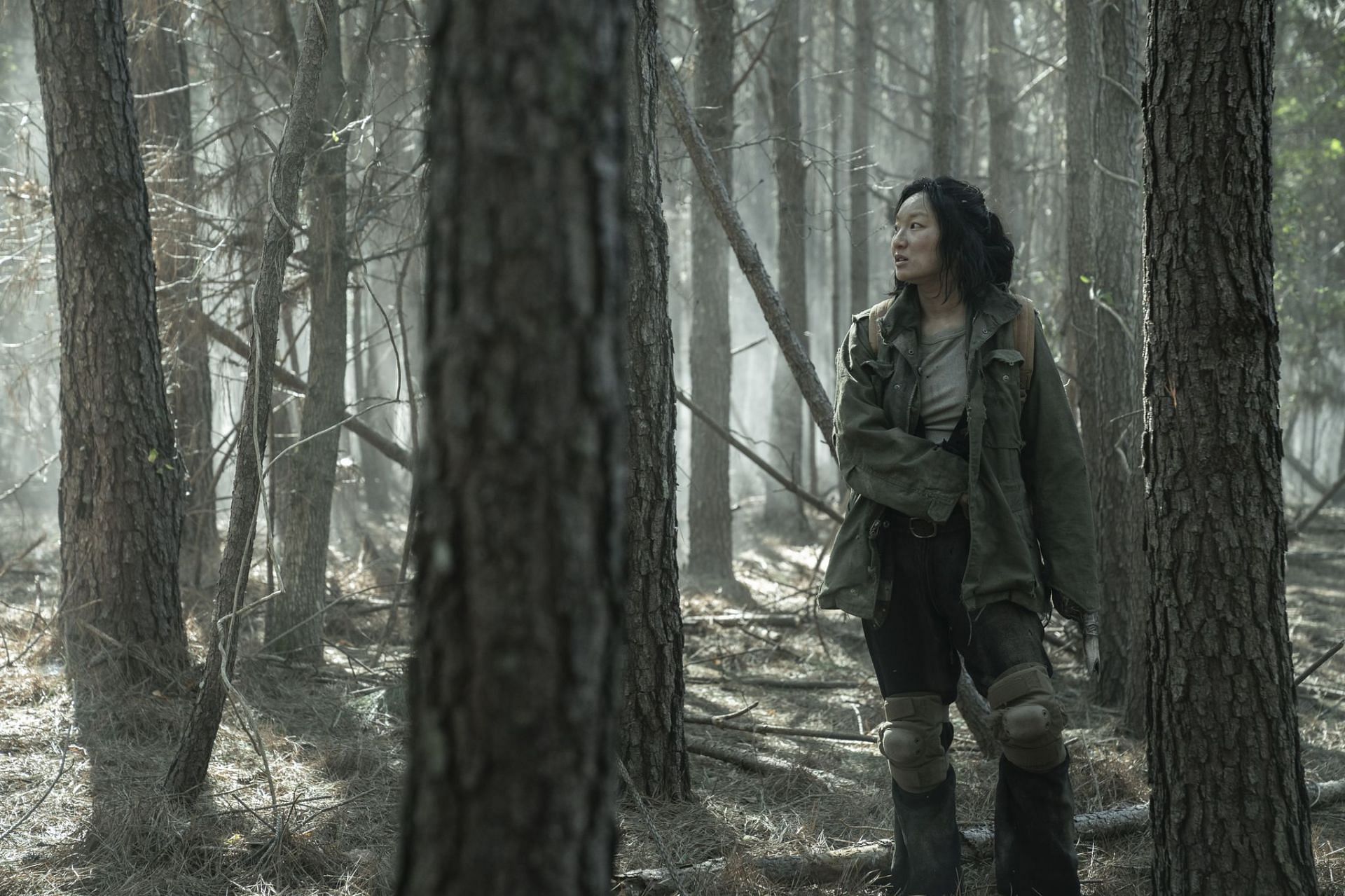 Poppy Liu as Amy in Tales of the Walking Dead