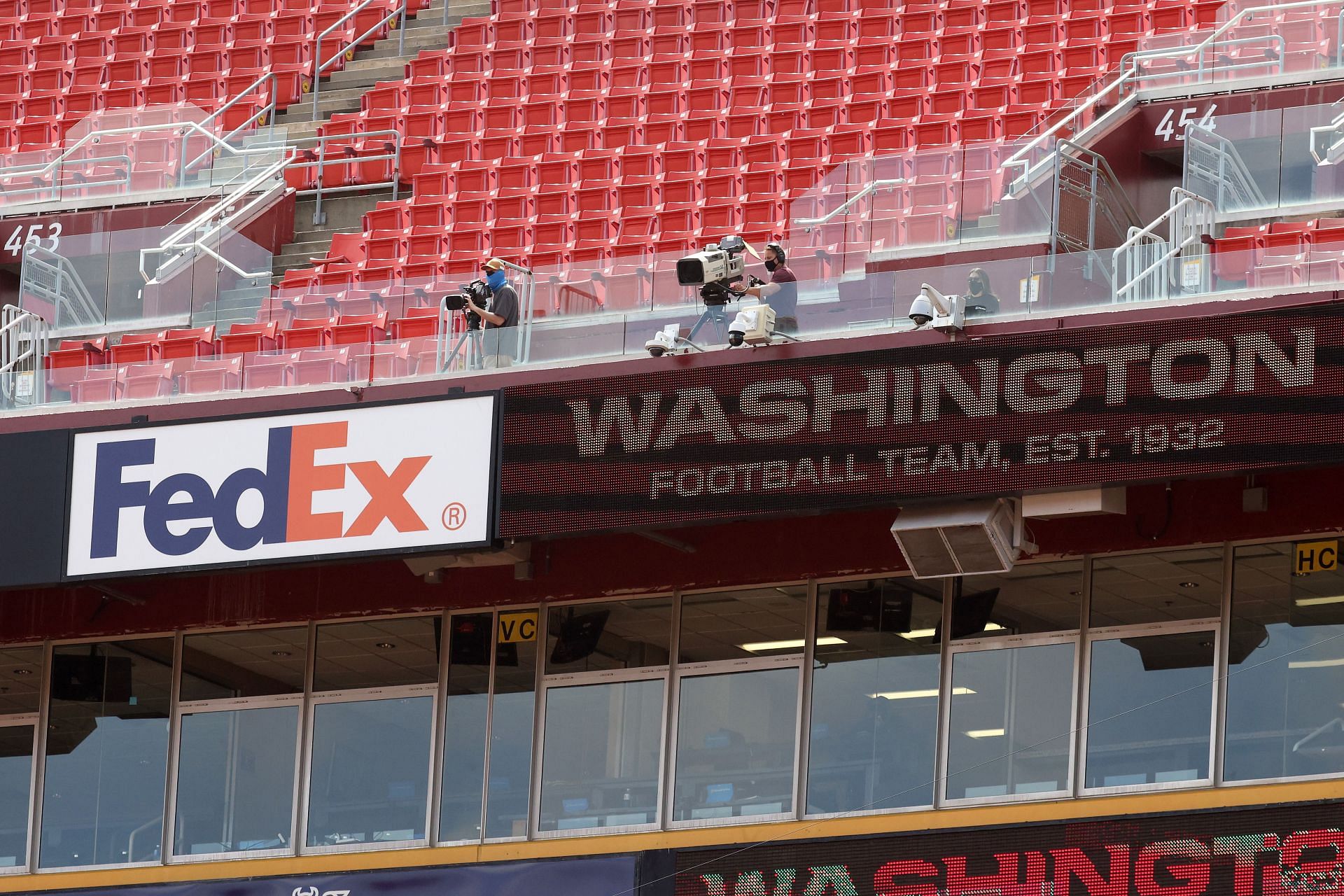 Washington Commanders home stadium FedEx Field.