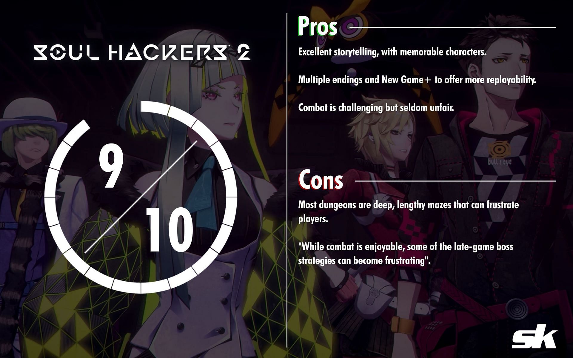 Soul Hackers 2 Summoners Guide Vol. 2 Details Milady's Character  Connections, Dungeon Exploration & Demon Recon; English Captions - Noisy  Pixel