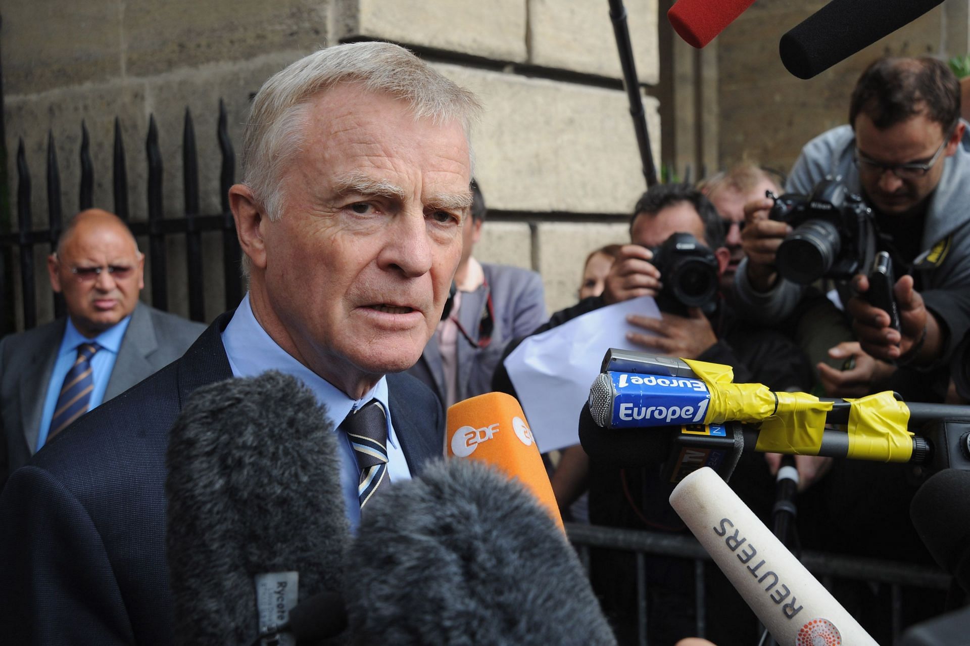 Max Mosley was embroiled in a sex scandal close to the end of his term