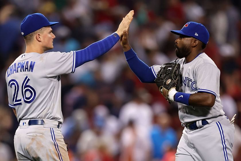 The Toronto Blue Jays are wearing red this season and it looks horrific