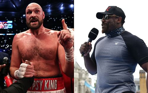 Tyson Fury (left) and Dereck Chisora (right) (Image credits Getty Images)