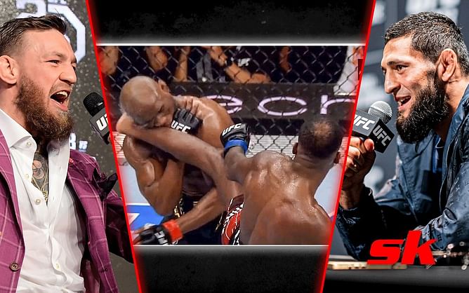 "Fully leaned into his own death" - Conor McGregor, Khamzat Chimaev and other UFC fighters react to Leon Edwards dethroning Kamaru Usman with brutal KO