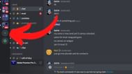 The button to create servers in Discord (Image via Sportskeeda)