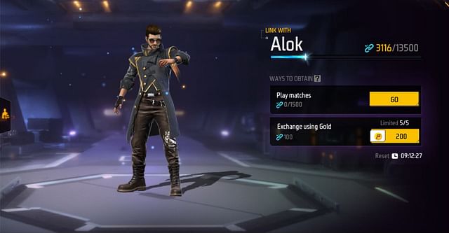 how to upgrade characters in free fire
