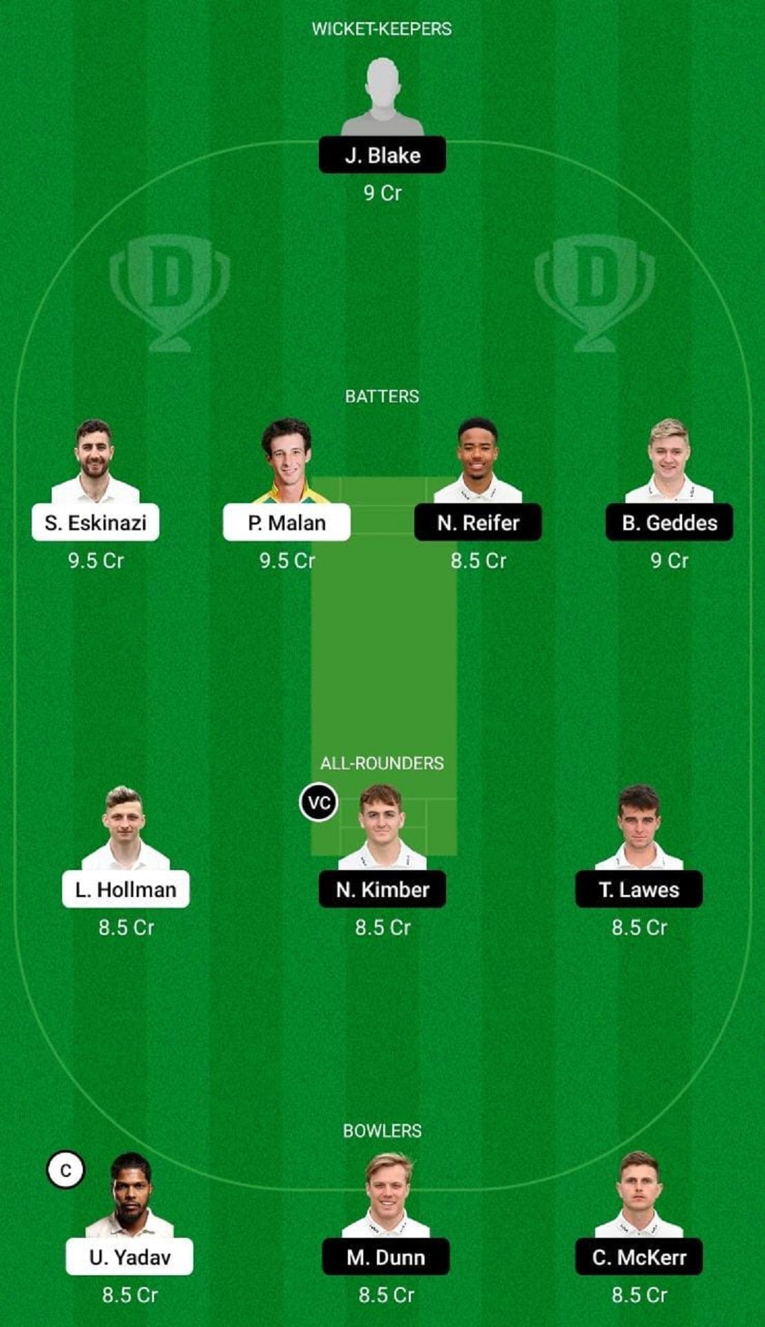 MID vs SUR Dream11 Fantasy Suggestion #2