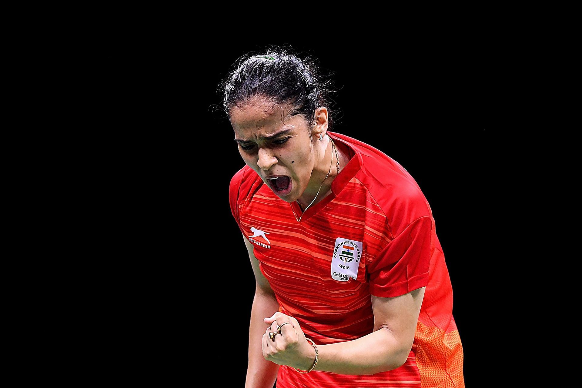 Saina Nehwal in action at the 2018 Commonwealth Games. (Image courtesy: Getty)