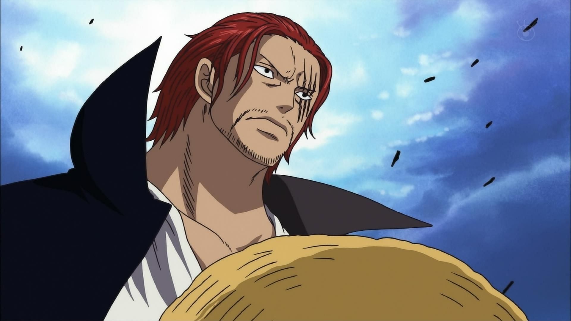 Shanks always look cool. Badass or boring? (Image via Toei Animation, One Piece)