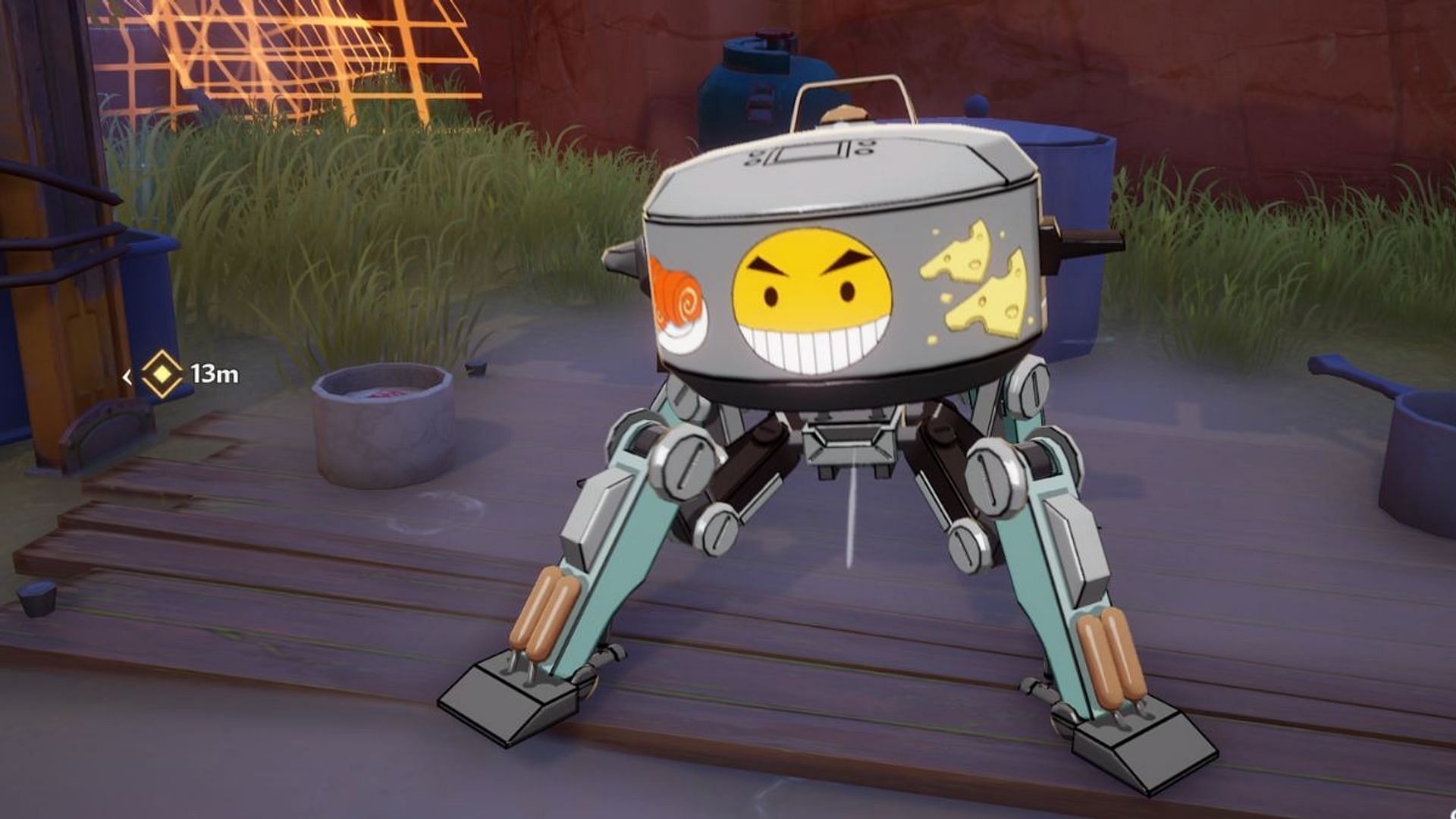 One of Tower of Fantasy&#039;s many Cooking Bots players can use to cook recipes (Image via Perfect World)