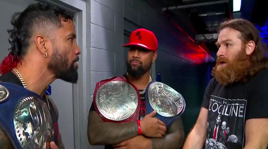 Sami Zayn spent most of his night on WWE SmackDown annoying The Usos