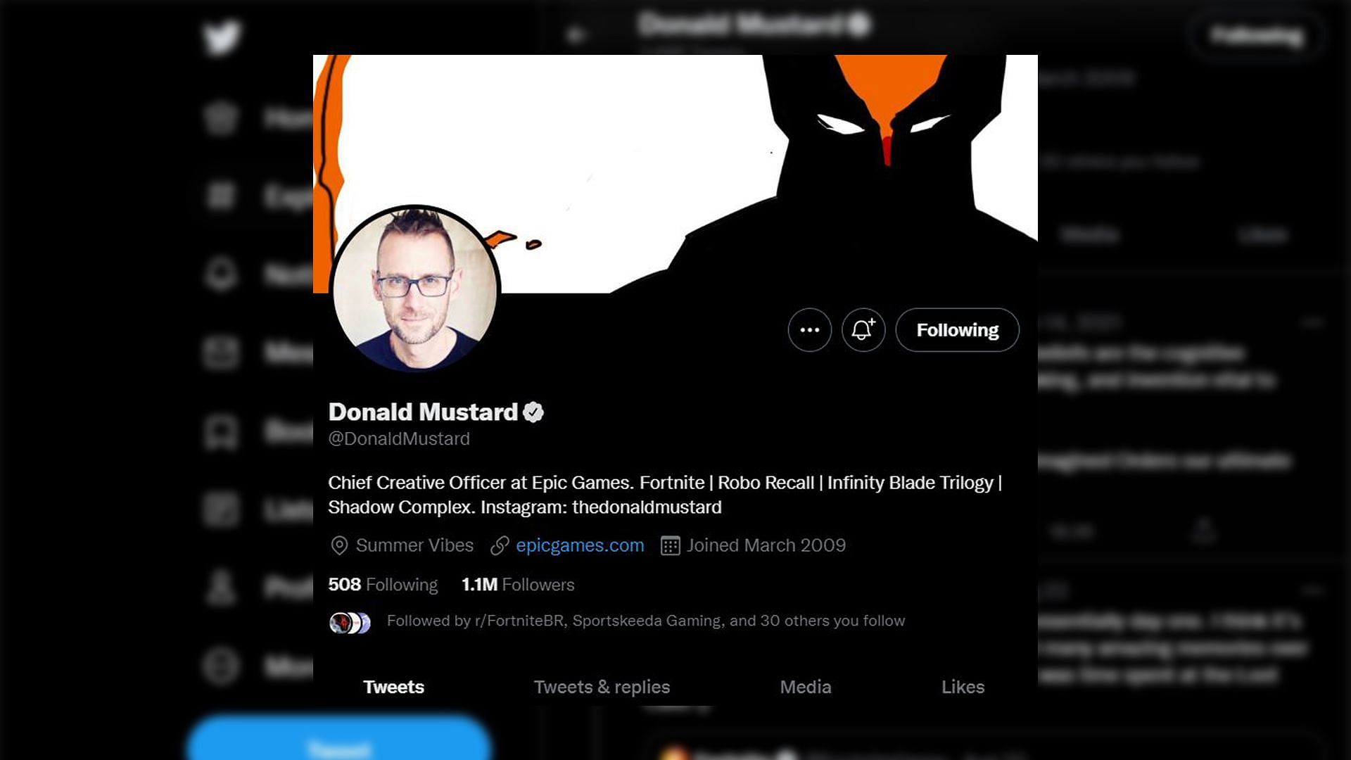 Epic Games Chief Creative Officer, Fortnite Head Donald Mustard Retiring -  Game Informer