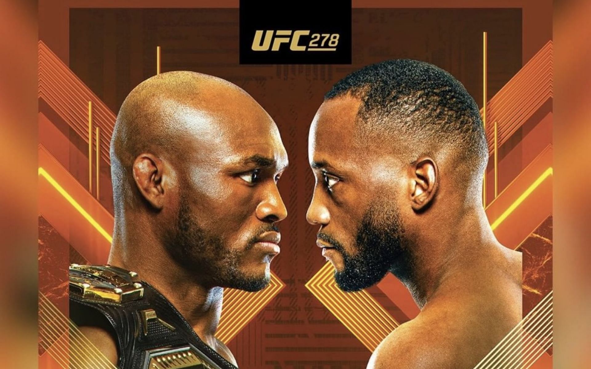 UFC 278 poster [Images courtesy of @Usman84kg on Twitter]