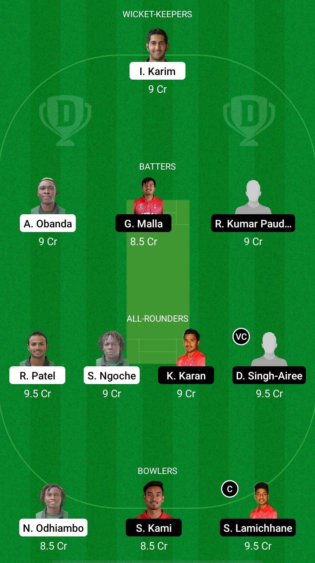 KEN vs NEP Dream11 Prediction Team, Match 4, Head to Head League