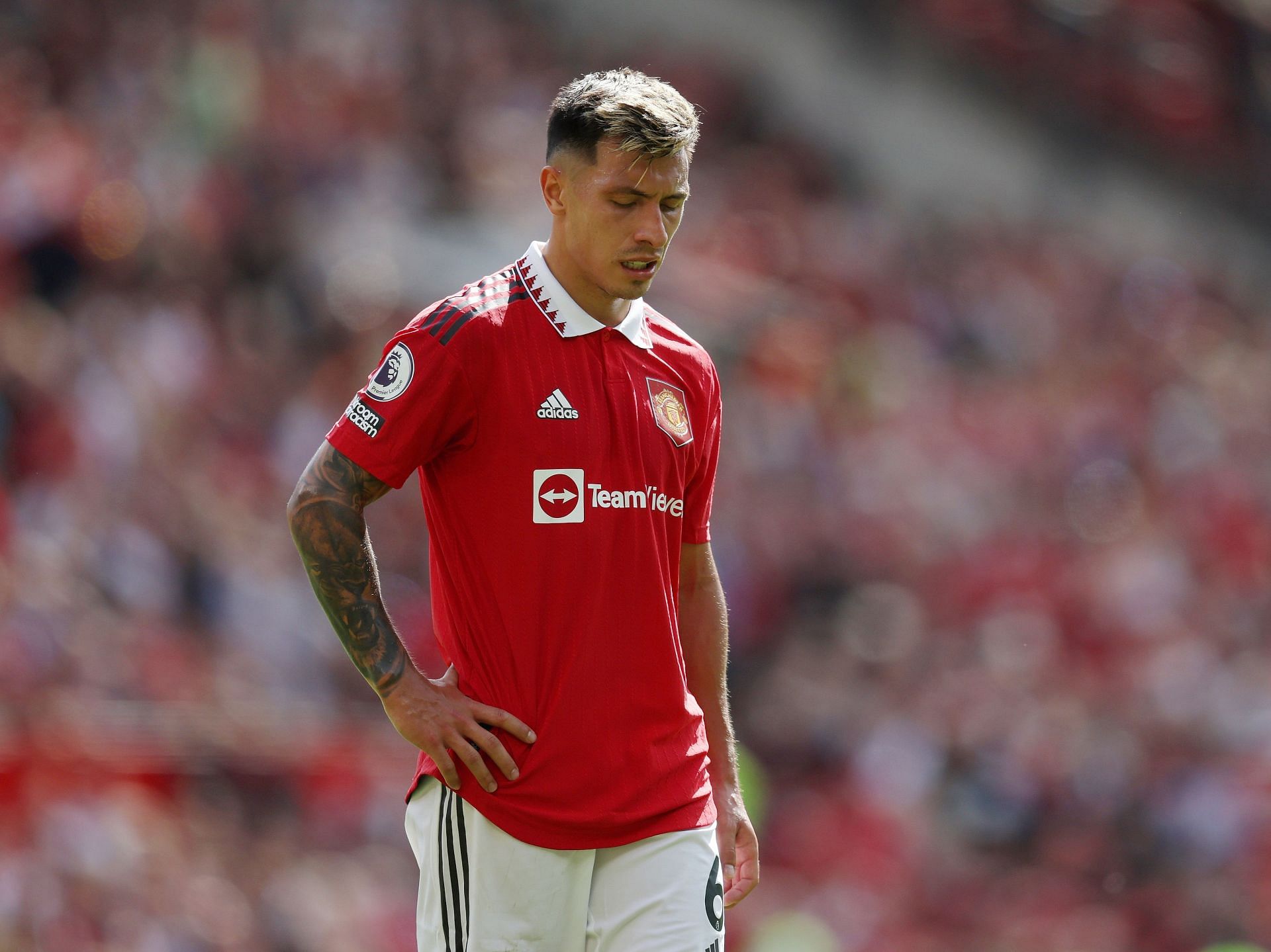 The centre-back has played two games for the Red Devils this season.