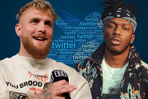 KSI scoffs at Jake Paul for contradicting his claims (Image via Sportskeeda)