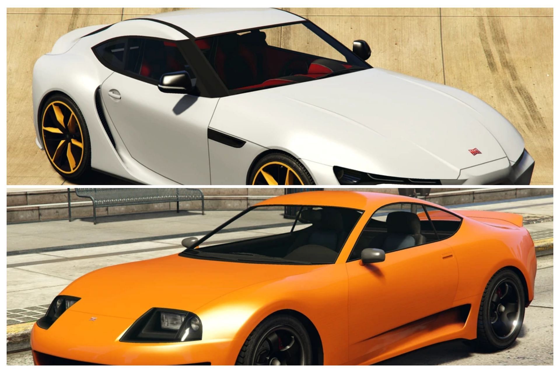 GTA Online cars based on Toyota Supra (Images via GTA Fandom)
