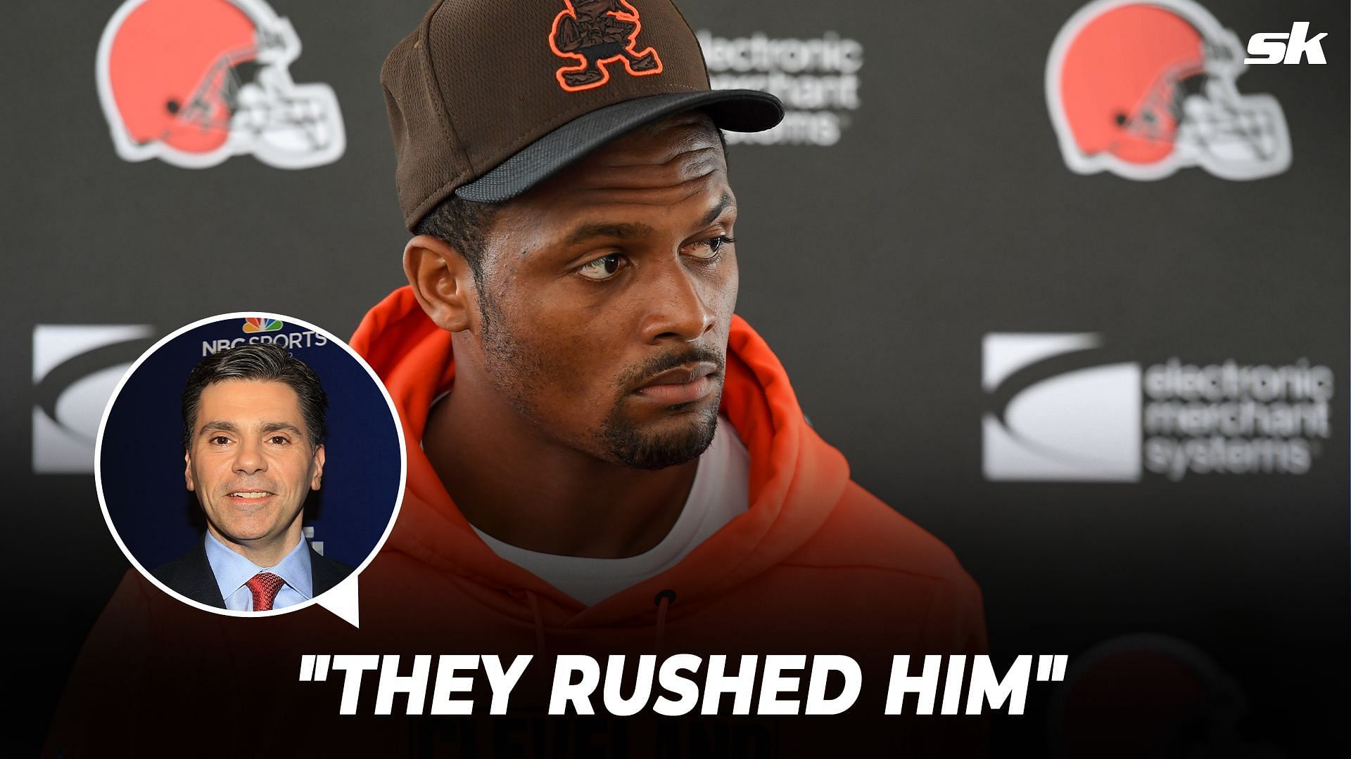 Mike Florio says the Browns got their Deshaun Watson press release wrong
