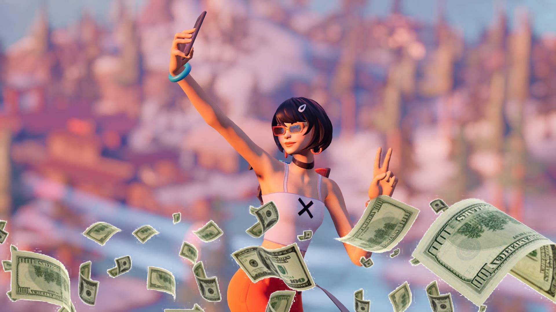 If someone wants to make money from Fortnite, they can do so in different ways (Image via Sportskeeda)