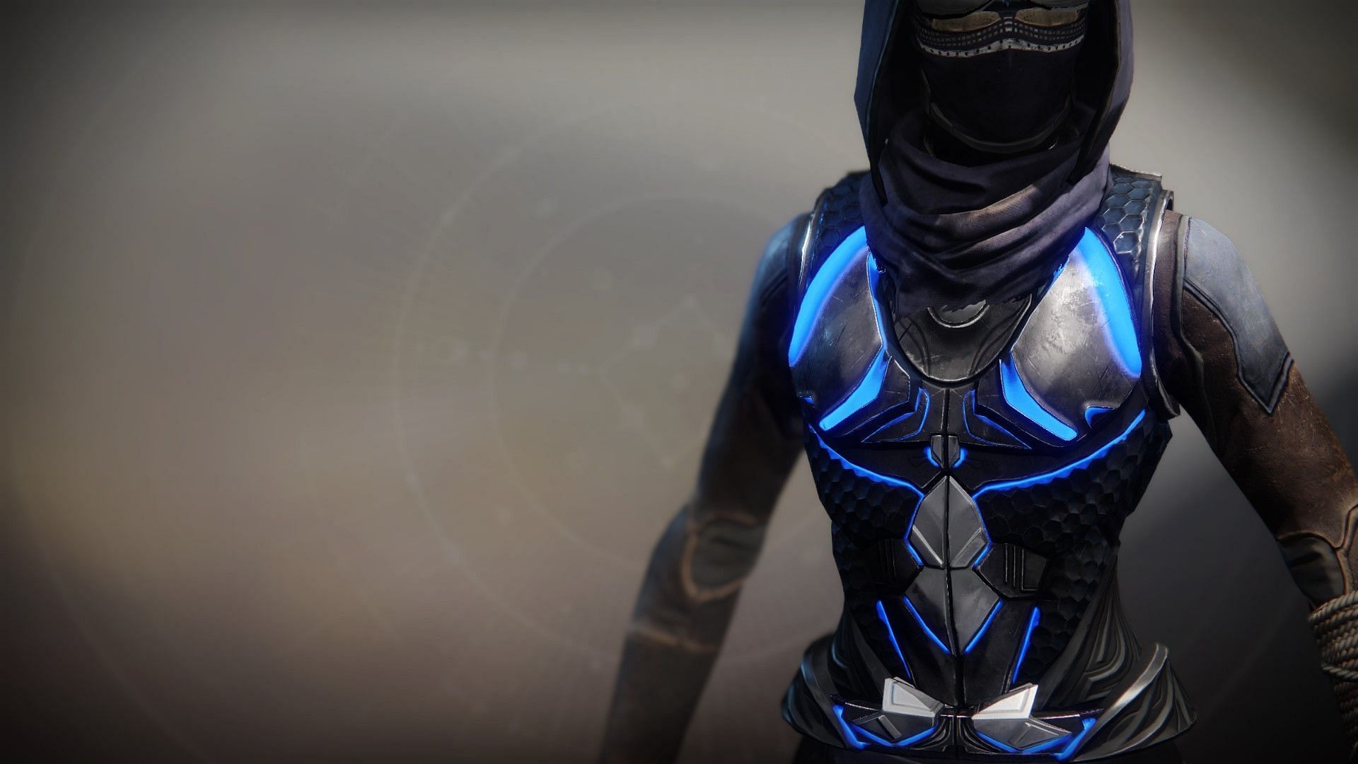 Raiju&#039;s Harness Exotic chest armor (Image via Bungie)