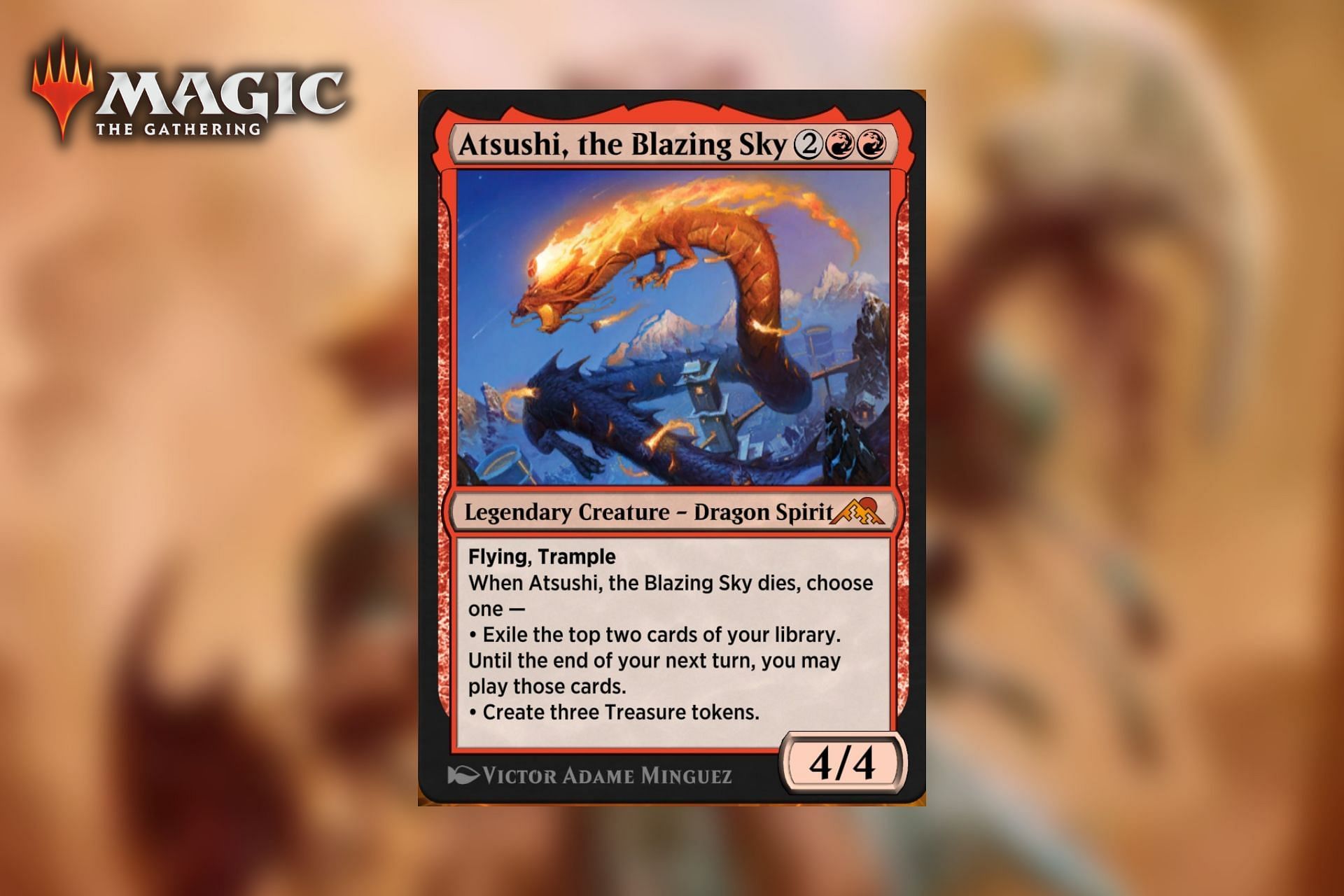 Big dragons, big damage, that&#039;s what makes this deck work (Image via Sportskeeda)