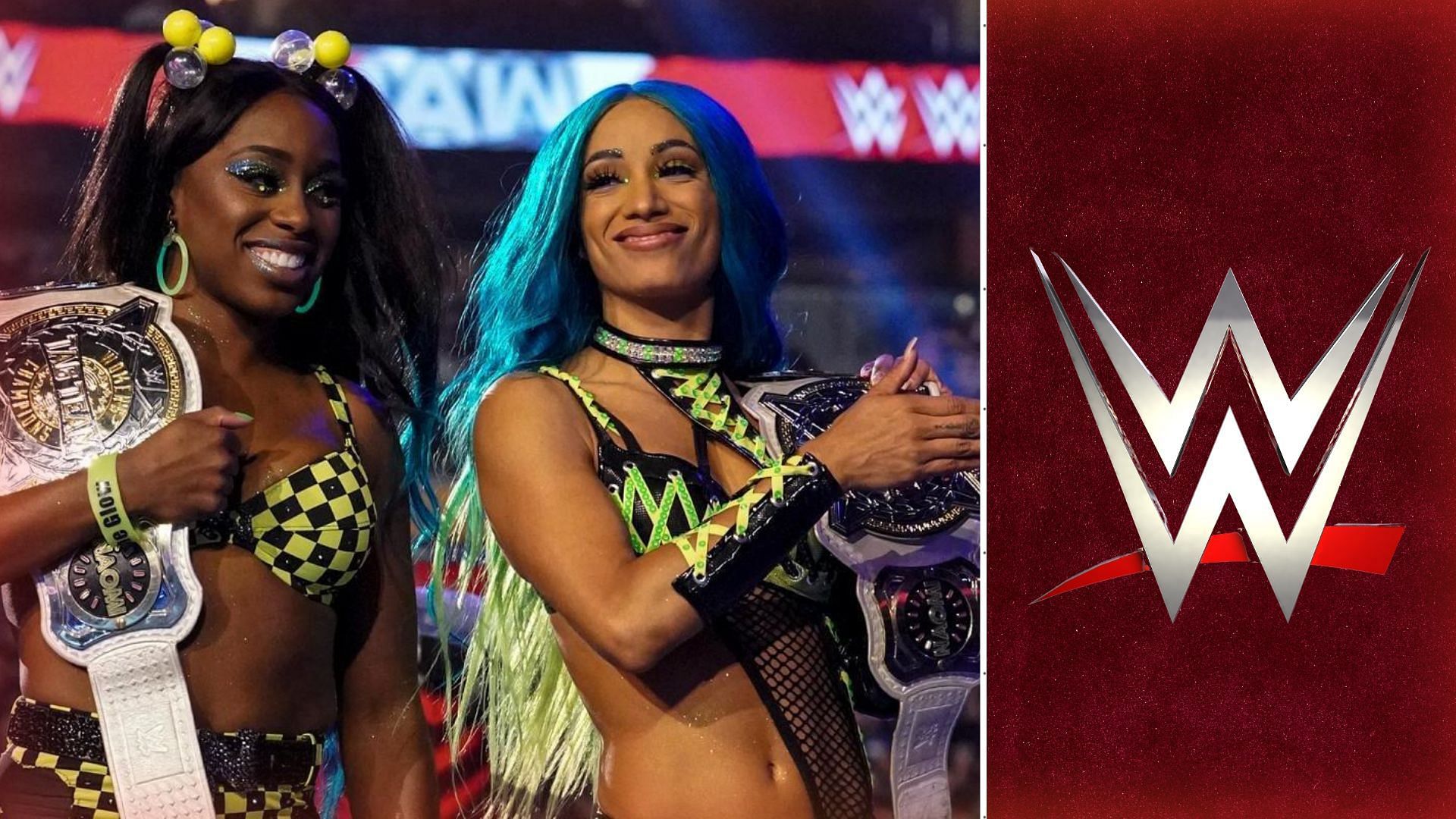 Former WWE Women&#039;s Tag Team Champions - Sasha Banks and Naomi