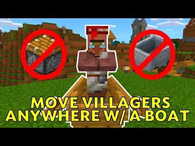 How to move villagers in Minecraft easily