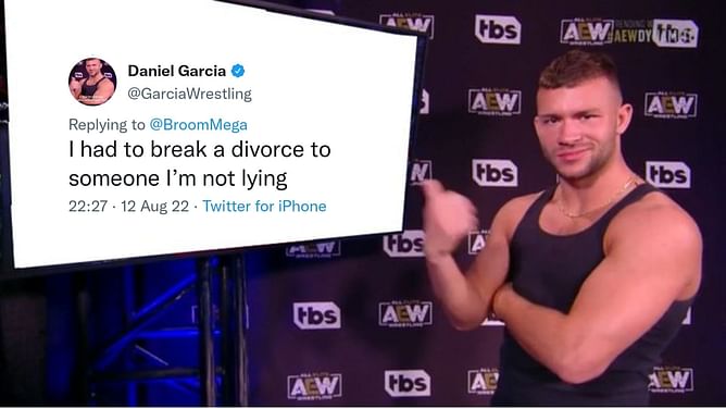 [Watch] AEW star Daniel Garcia discloses news of divorce to husband on behalf of a fan in bizarre turn of events