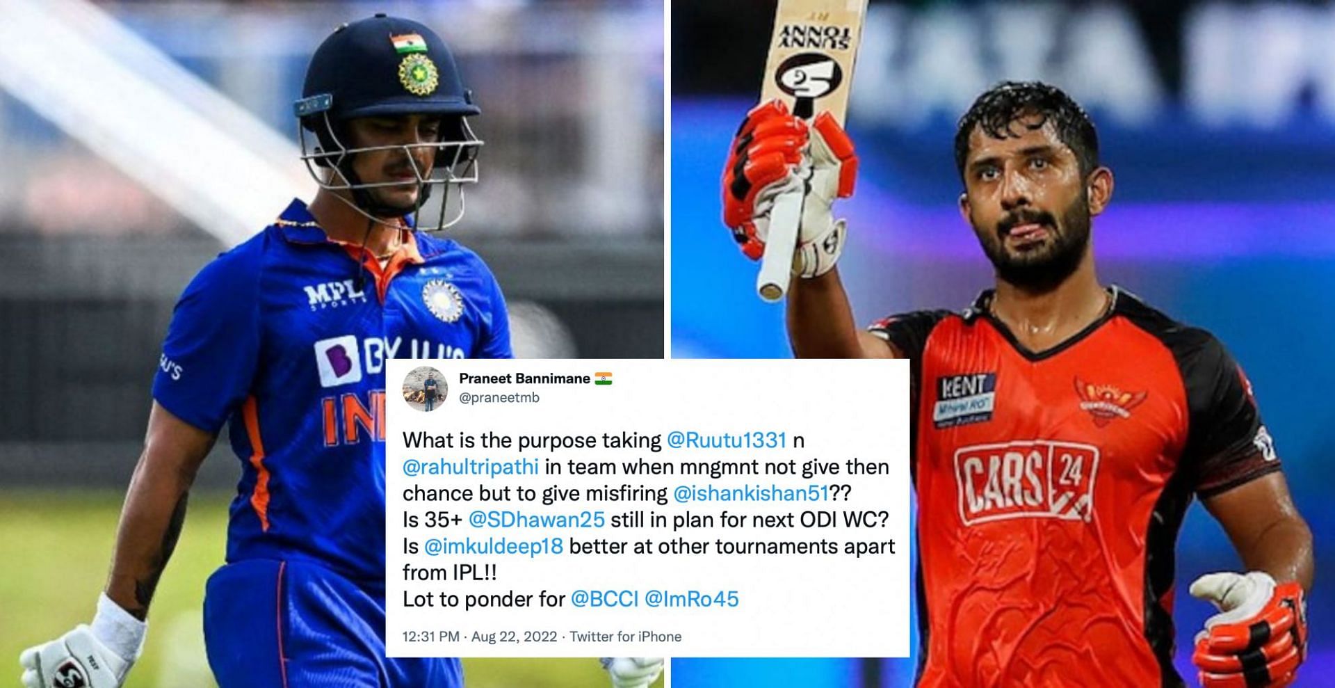 Rahul Tripathi didn&#039;t get an opportunity to make his ODI debut.