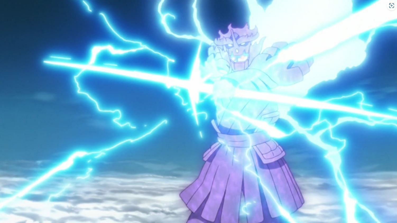 Sasuke using his Indra&#039;s Arrow (Image via Studio Pierrot)