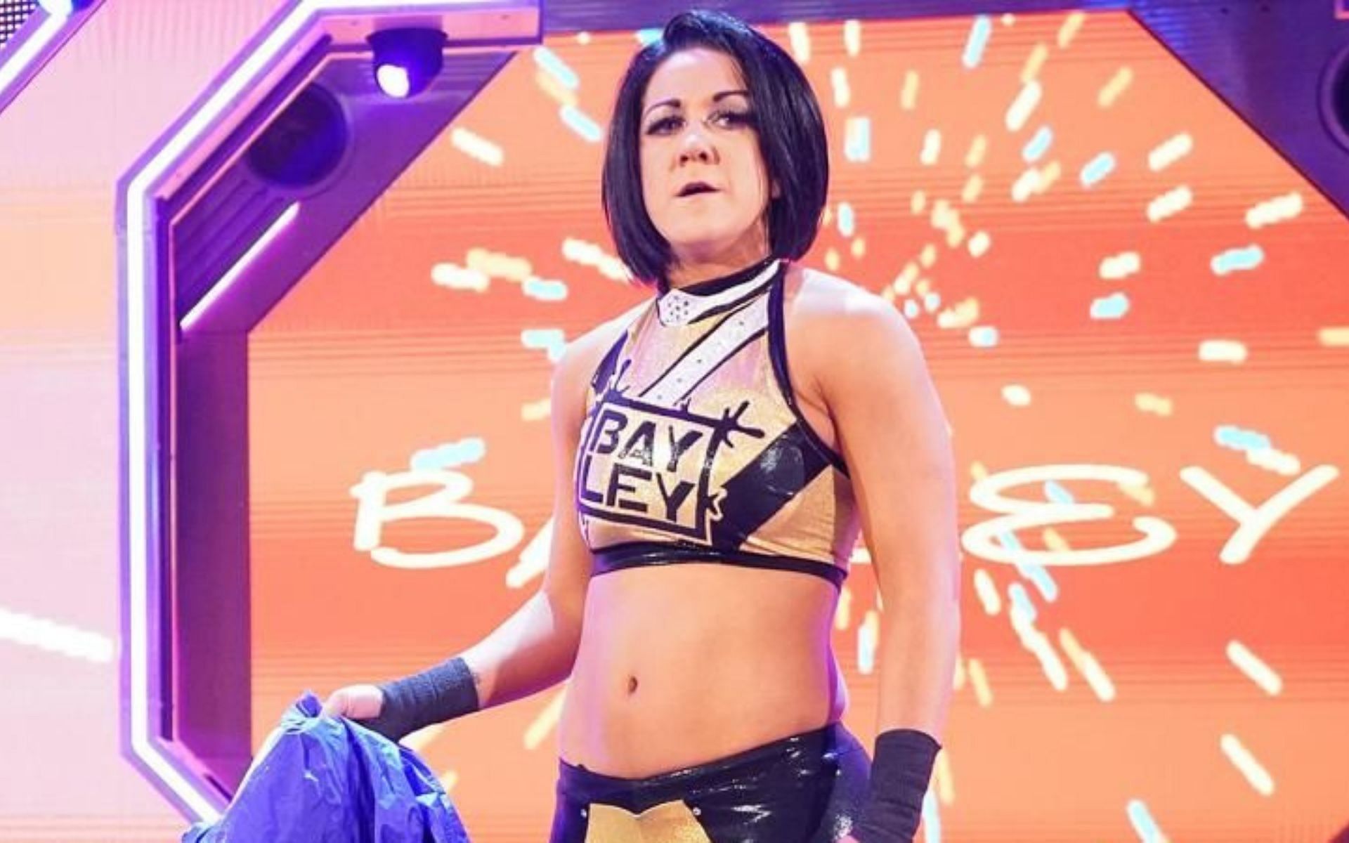 WWE RAW Superstar Bayley accompanied her new faction on RAW