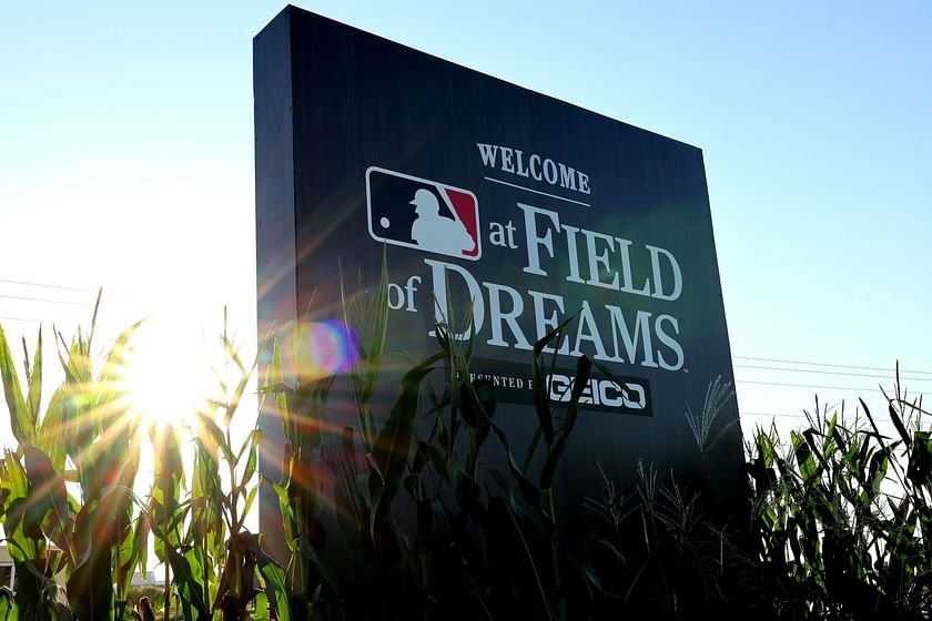 The Cubs' bear with a bat logo returns for Field of Dreams game