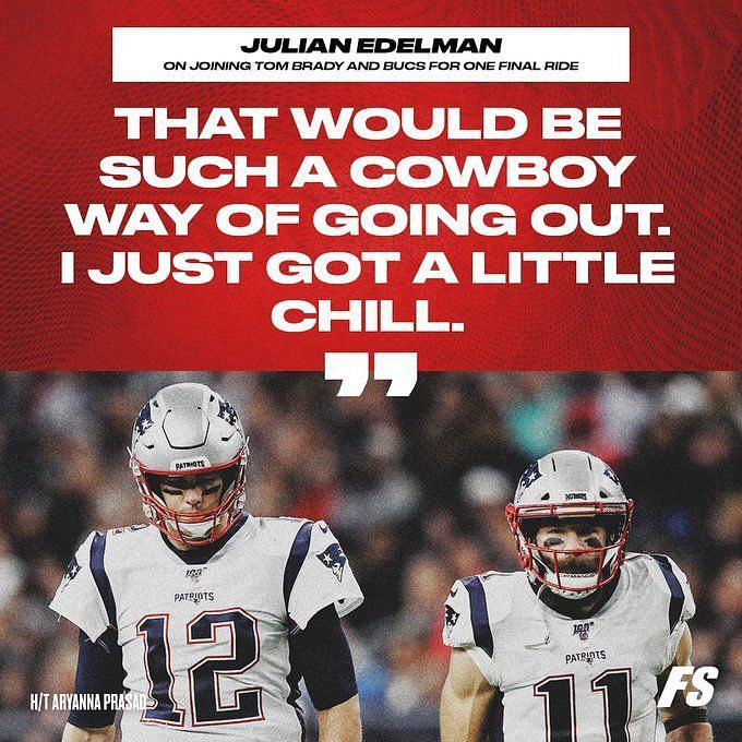 Former NFL Exec links Julian Edelman to the Bucs - Bucs Nation