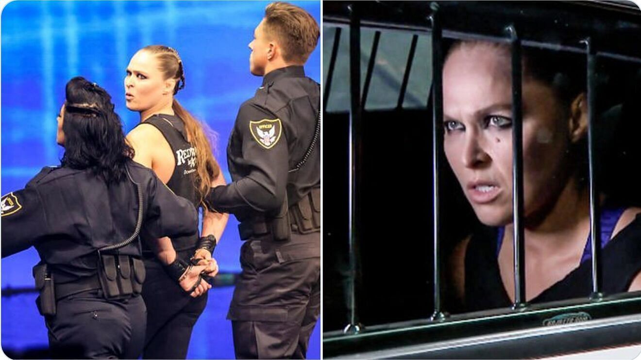 &quot;Rowdy&quot; Ronda Rousey after being arrested 