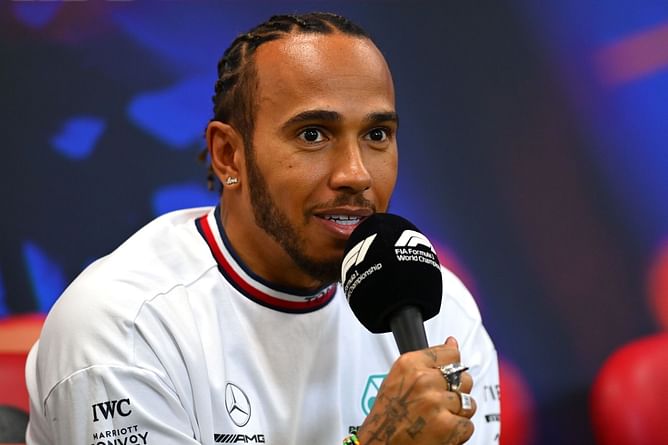 "The car's becoming more of a racing car"- Lewis Hamilton confident of closing 'gap' to Red Bull and Ferrari in second half of 2022 F1 season