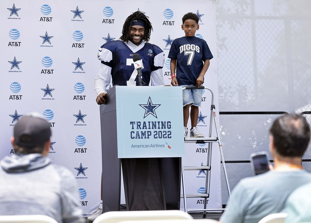 Trevon Diggs at Cowboys training camp