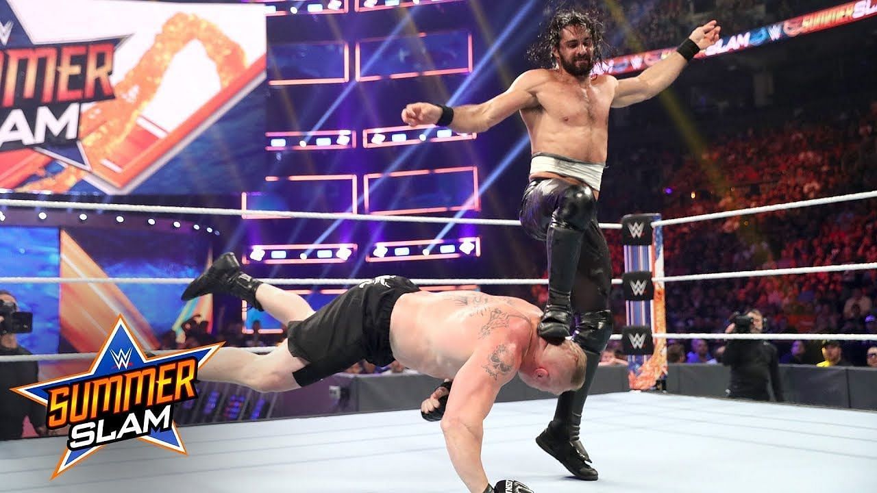 Rollins stomped the Beast in their last fight