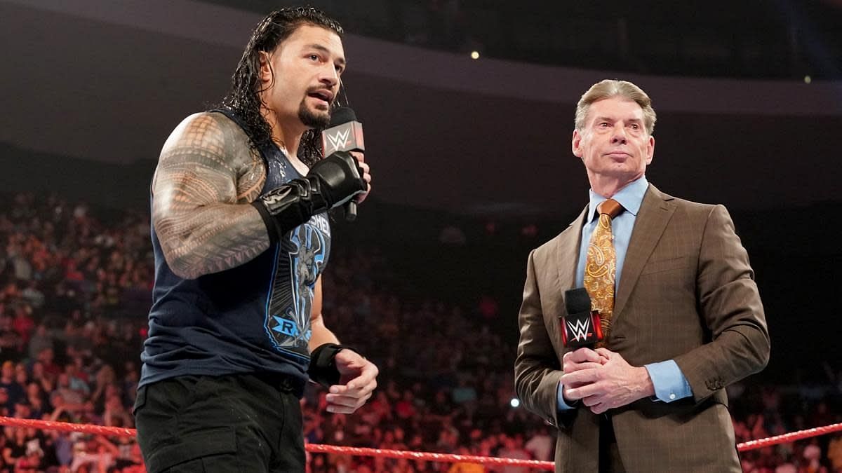 Reigns was surprised when McMahon announced his retirement