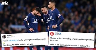 "Never ever compare Lionel Messi with these kids", "Thanks Mbappe for reuniting football community" - Football fans slam PSG star for his antics