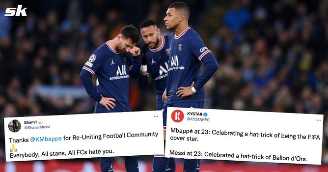 "Never ever compare Lionel Messi with these kids", "Thanks Mbappe for reuniting football community" - Football fans slam PSG star for his antics