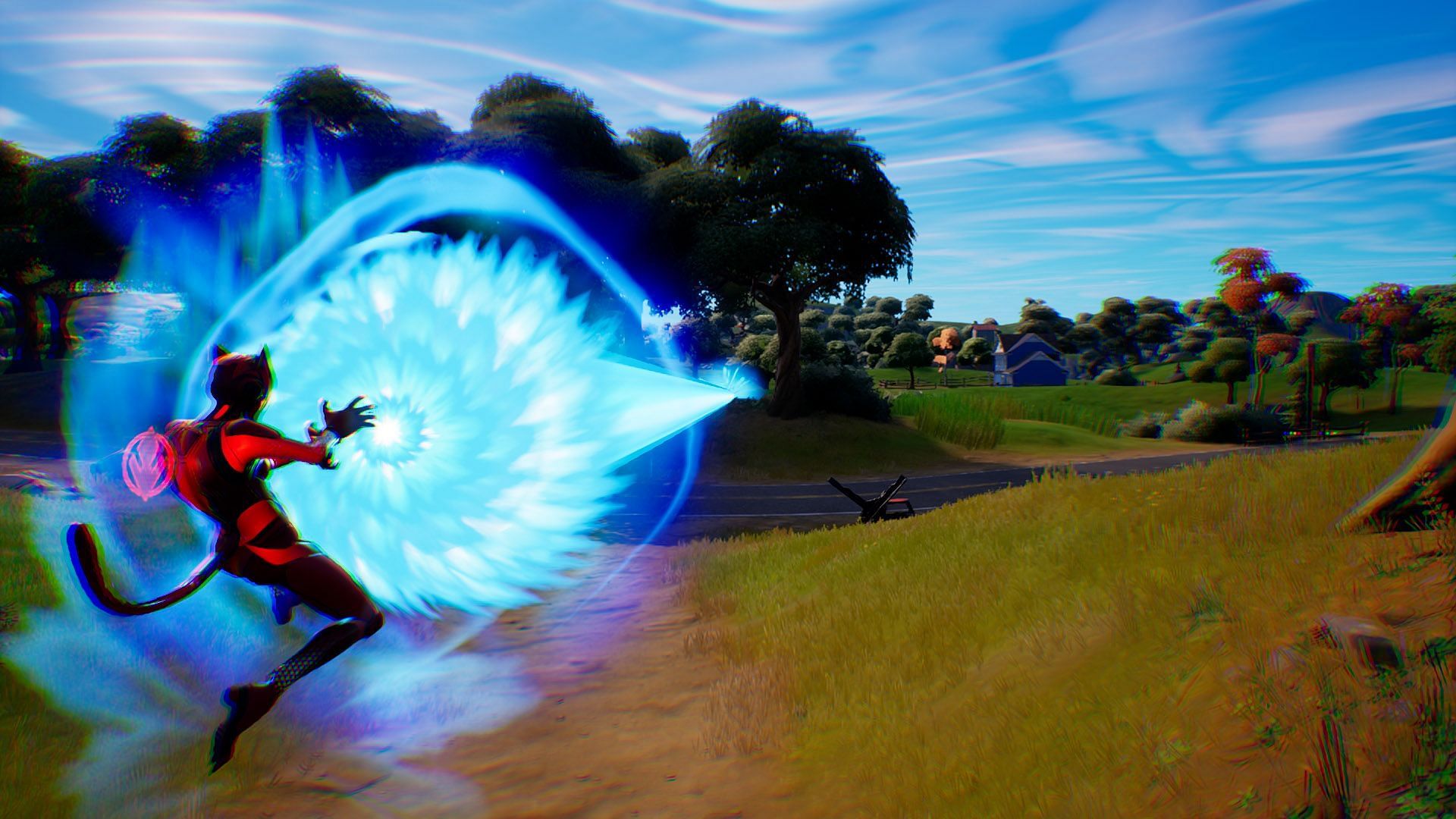 Fortnite players can get infinite charges of Kamehameha in Team Rumble (Image via Epic Games)