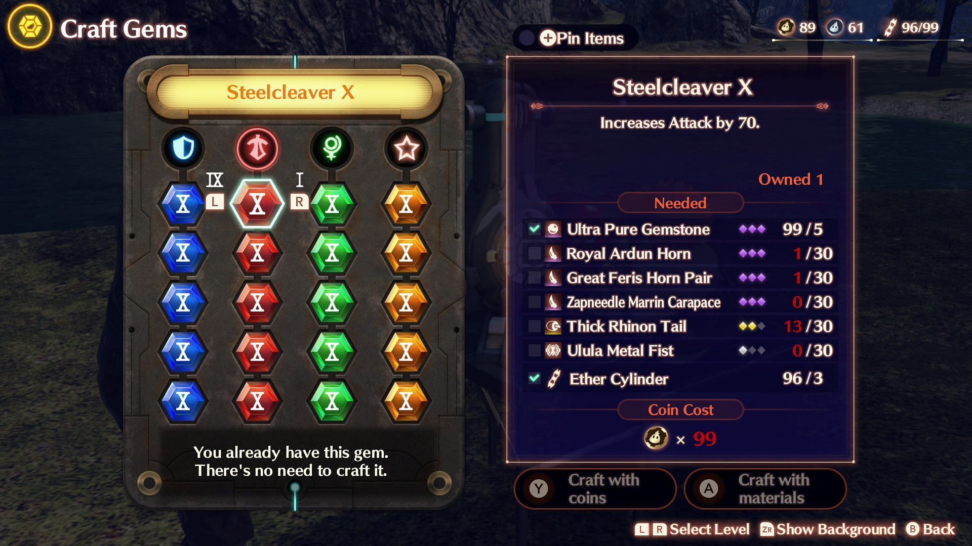 Steelcleaver is the best Attacker gem in Xenoblade Chronicles 3 (Image via Nintendo)