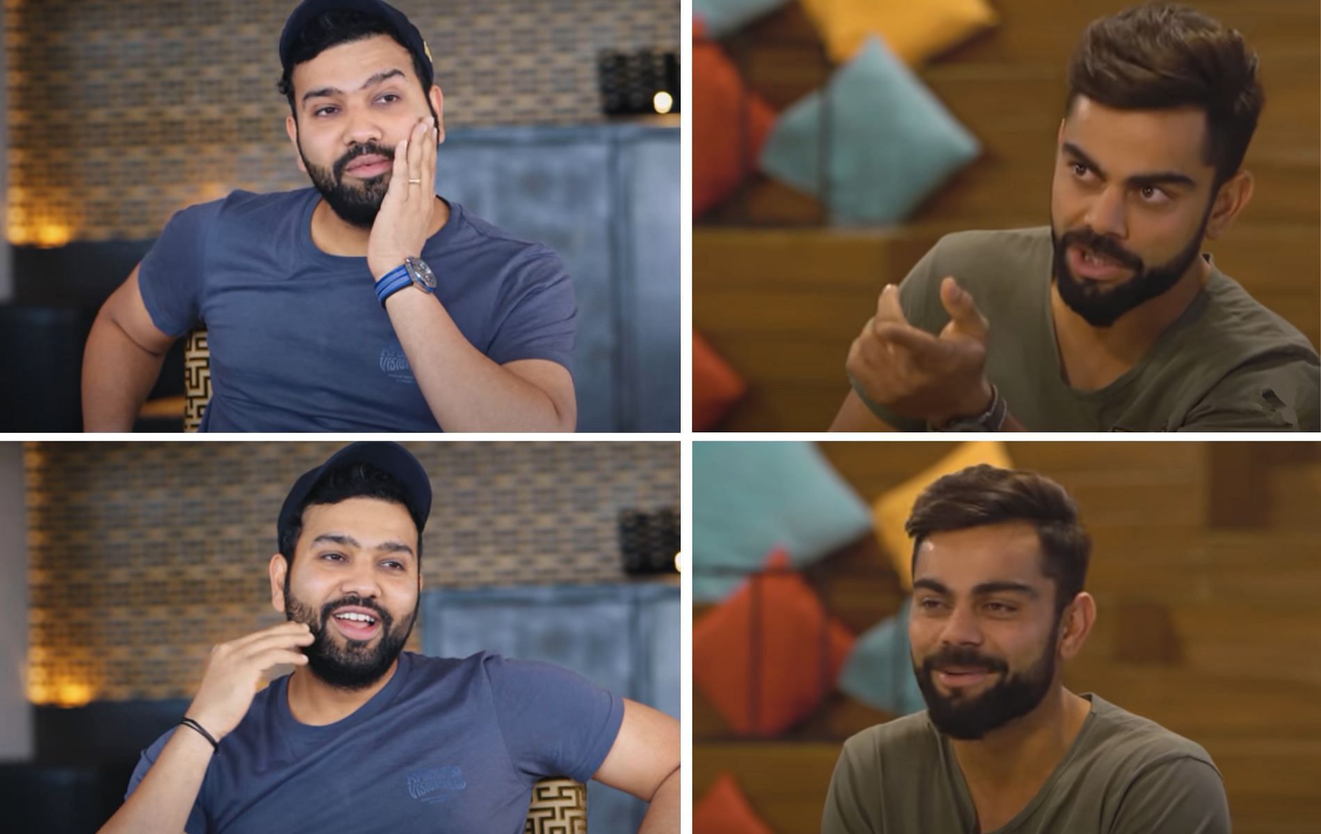 Rohit Sharma (left) and Virat Kohli are known for their cricket as well as their sense of humor. Credits: Oaktree Sports