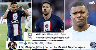 "Messi and Neymar should not pass to Mbappe" "Mpaypal better drop his ego" - PSG fans fume as attacking trio start together against Lille despite 'penaltygate' incident