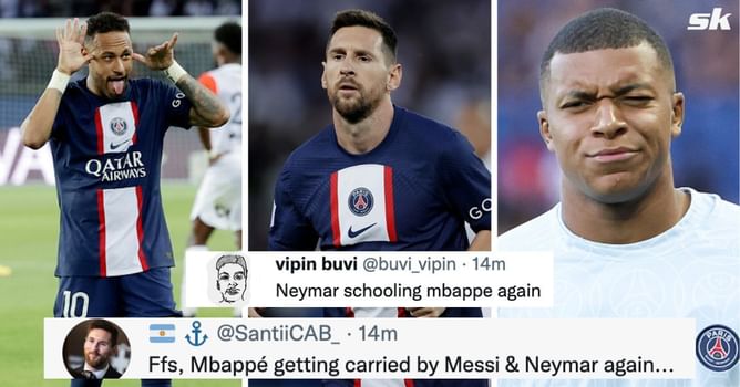 "Messi and Neymar should not pass to Mbappe" "Mpaypal better drop his ego" - PSG fans fume as attacking trio start together against Lille despite 'penaltygate' incident