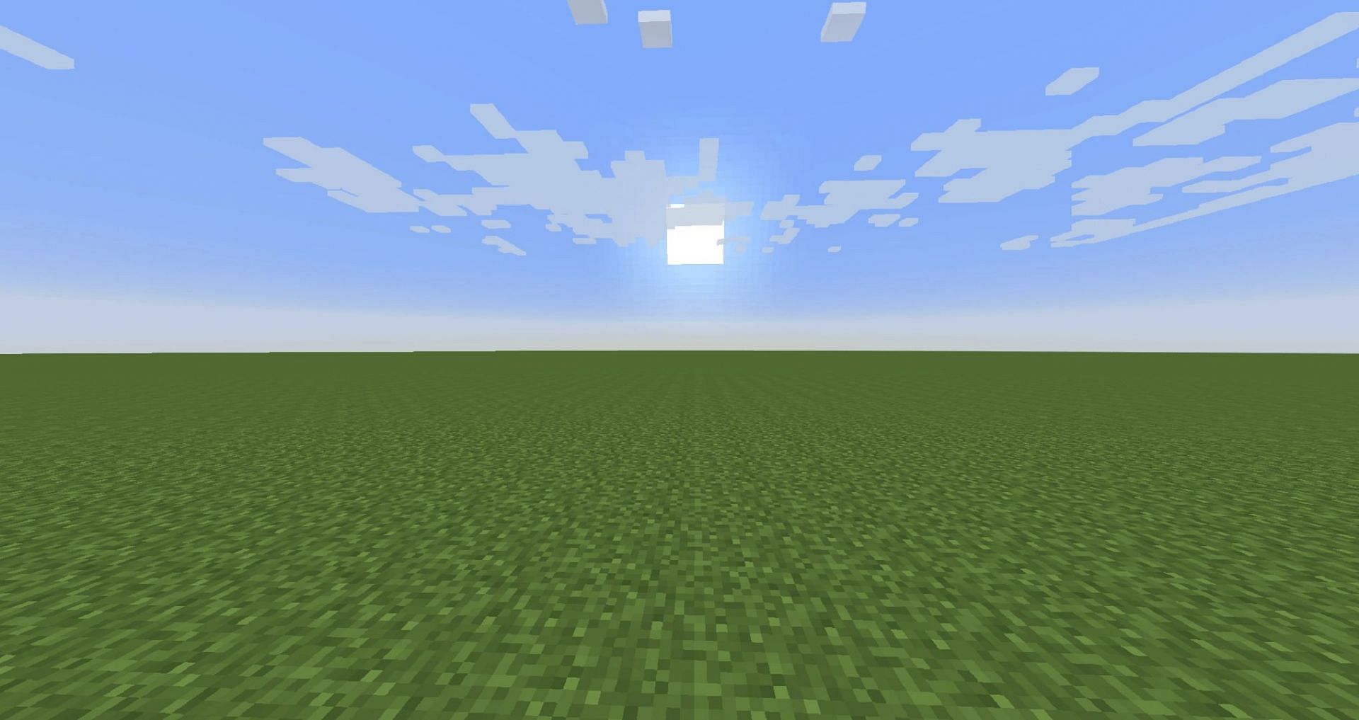 A superflat world type (Image via Minecraft Wiki)