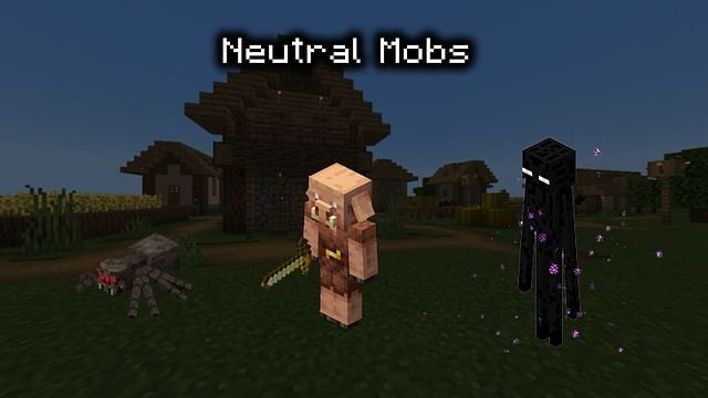 Neutral Mobs In Minecraft Types And Behavior