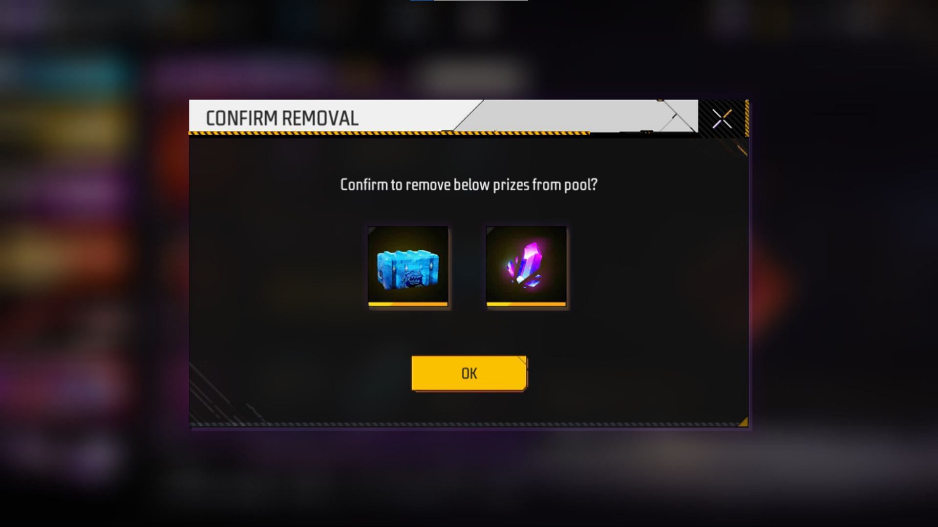 Changes cannot be made after confirming the selection (Image via Garena)