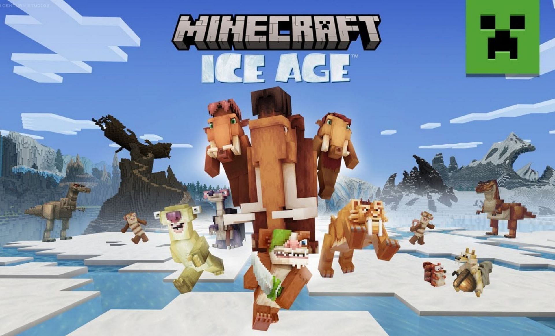 Ice Age DLC is one of the best maps (Image via Mojang)