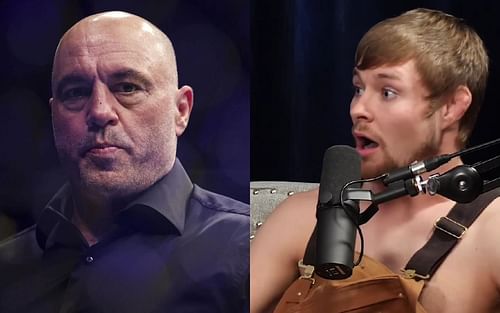 Joe Rogan (left) and Bryce Mitchell (right) [Photo credit:@thugnasty_ufc on Instagram]