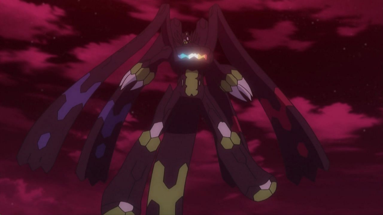 Zygarde Complete as it appears in the anime (Image via The Pokemon Company)